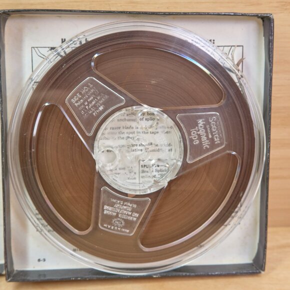 Vintage Scotch 1/4-111-A6 600 Feet Plastic 5" Reel Magnetic Tape, Made i… - Picture 7 of 12